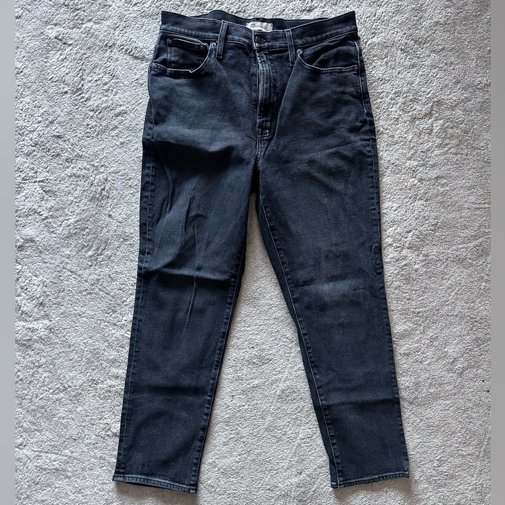 Madewell Classic High-Rise Skinny Black Jeans